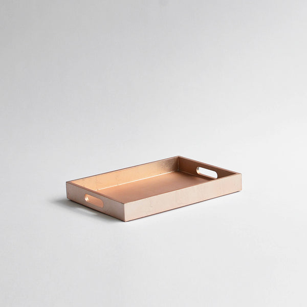 Min Lacquer Serving Tray, with handles - Nom Living