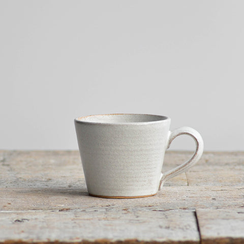 Stoneware Coffee Cup Mug, Snow White - Nom Living