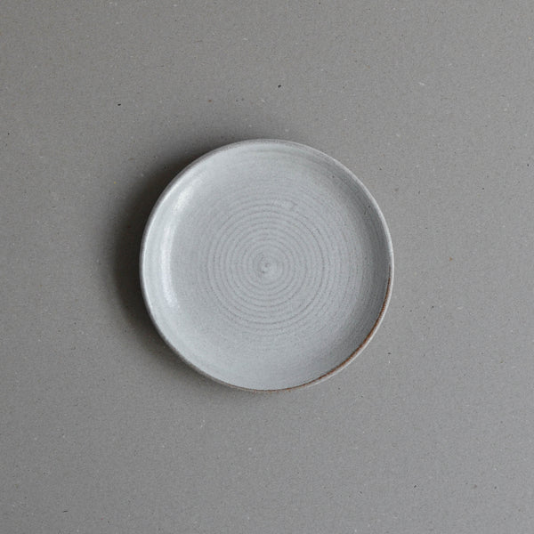 Nom Living - Stoneware Dessert Plate, Snow White, Single