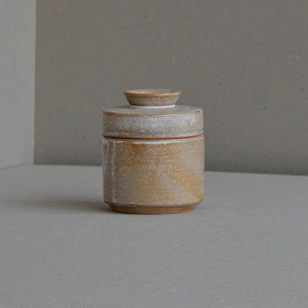 Stoneware ceramic Storage Jar container, Large, Rust - Nom Living
