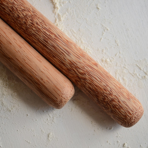 Coconut Wood Rolling Pin close up - Nom Living