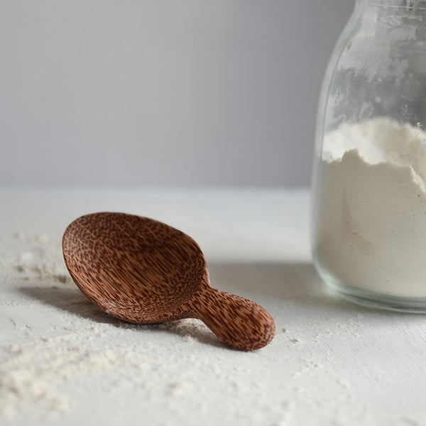 Walnut Wood Flour Scoop – Casablanca Market