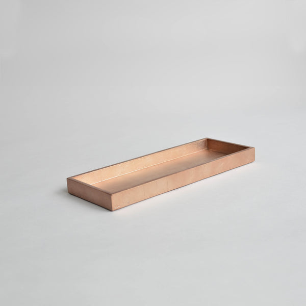 Nom Living Narrow Tray Medium Matt Rose Gold