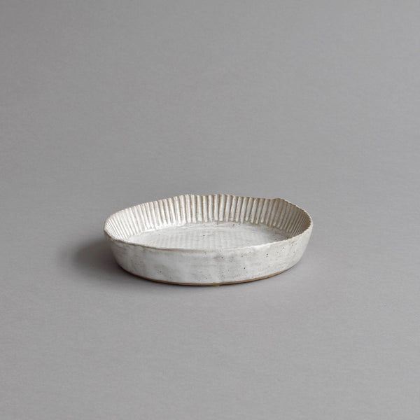 Fluted Quiche Mould, Snow White