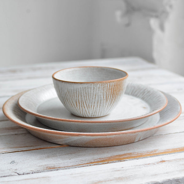 Forest Dinner Plate, Unglazed Rim - Main Image