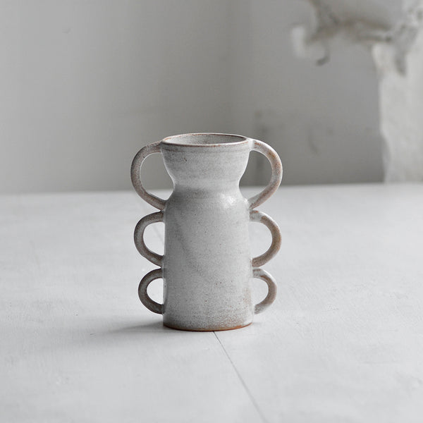 Stoneware Atlas Table Vase, Small Flower Arrangement - Nom Living