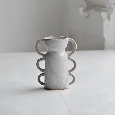 Stoneware Atlas Table Vase, Small Flower Arrangement - Nom Living