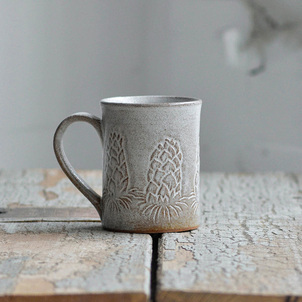 Stoneware Mug Four Seasons, Winter, Coffee Tea Cup - Nom Living