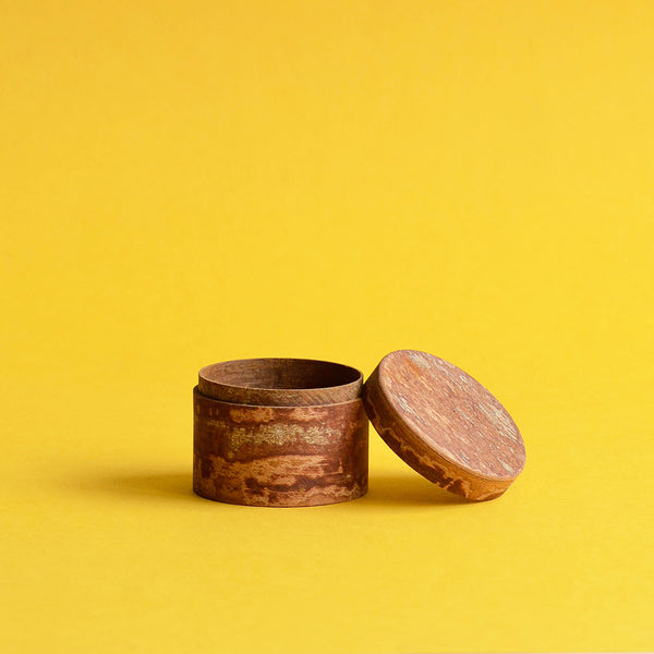 Cinnamon Bark Canister Round Small - Nom Living