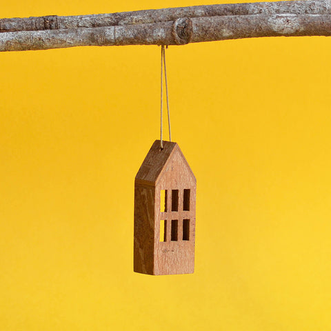 Cinnamon House Ornament, Mini Tall
