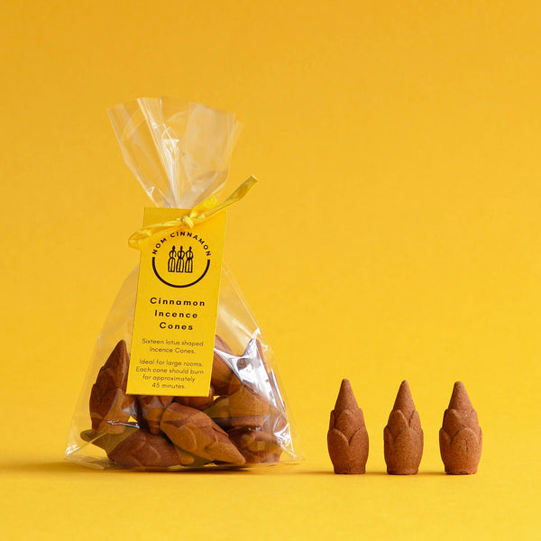 Cinnamon Incense Cones, Pack of 16