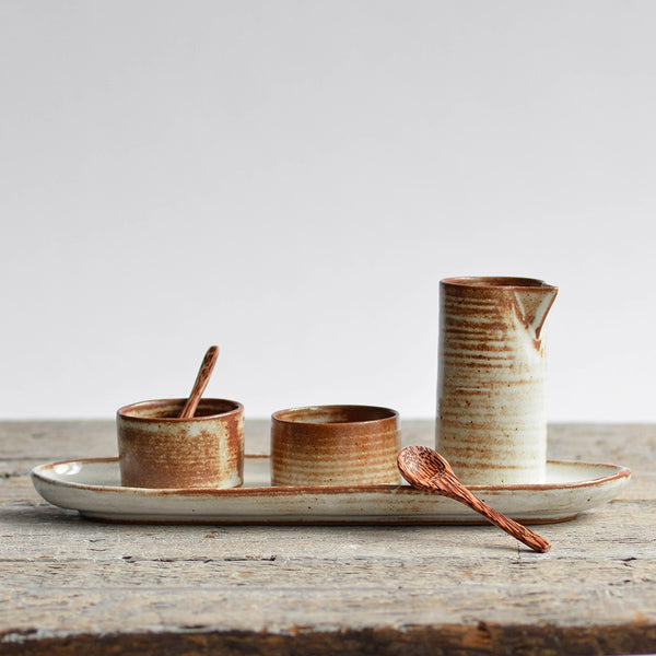 Ceramic Artisan Condiment & Oil Set - Nom Living