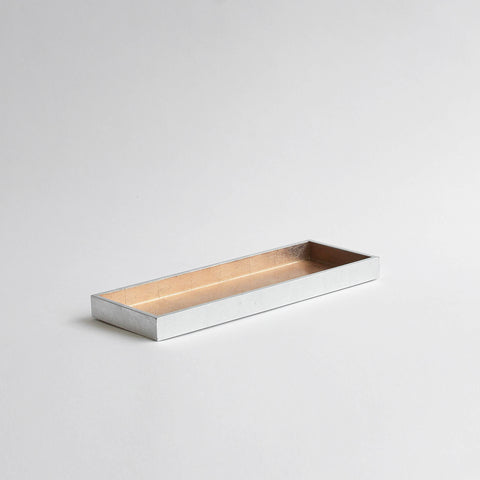 Narrow Tray, Medium Rose Gold & Silver