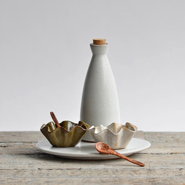 Ceramic Condiment and oil serving set - Nom Living