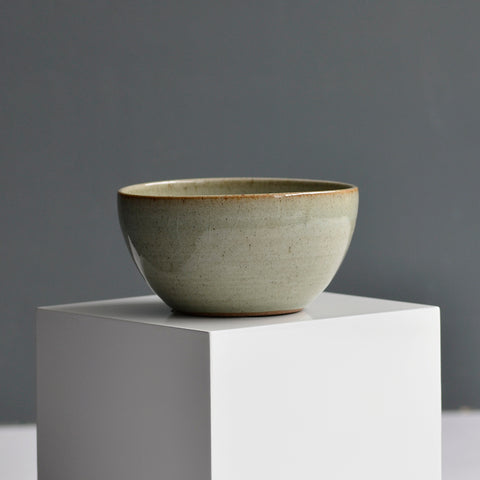 Round Bowl, Celadon Grey
