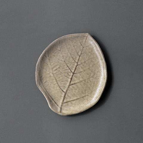 Small Leaf Plate, Pale Green