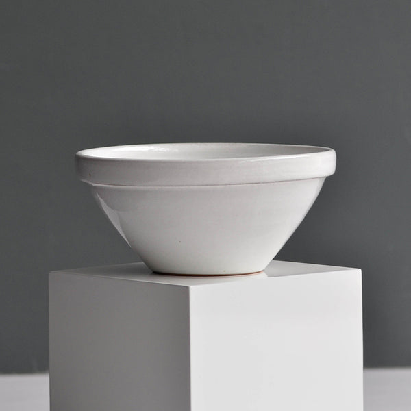 Stackable Medium Bowl, White