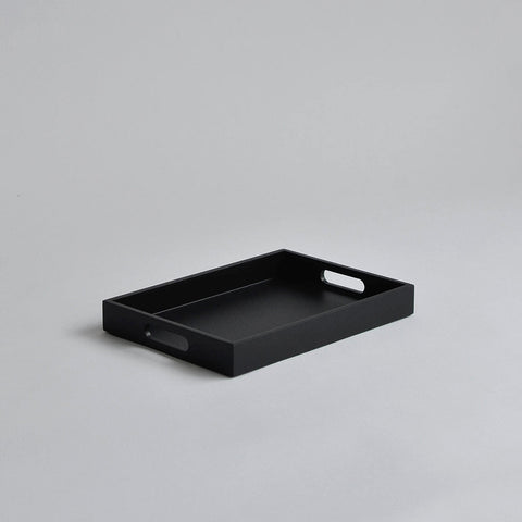 Mini Serving Tray, Matt Black