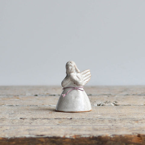Ceramic Angel Bell, Snow White