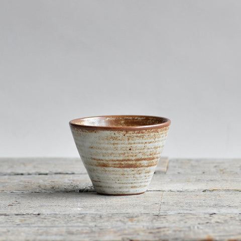 Artisan Small Conical Bowl, Toast