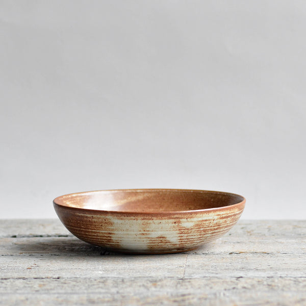 Ceramic Artisan Pasta bowl, Small, Rust, Light - Nom Living