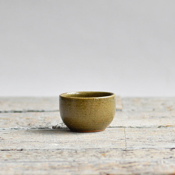 Ceramic Artisan Condiment Bowl, Green - Nom Living