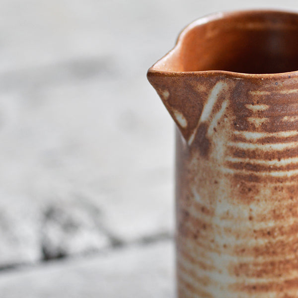 Small Artisan Sauce Jug, Rust Nom Living