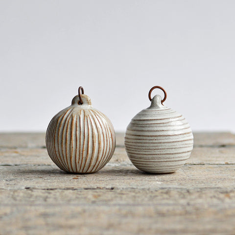 Ceramic Bauble, Small, Set of Two