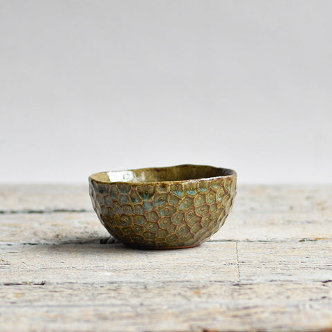 Small Coral Bowl, Green