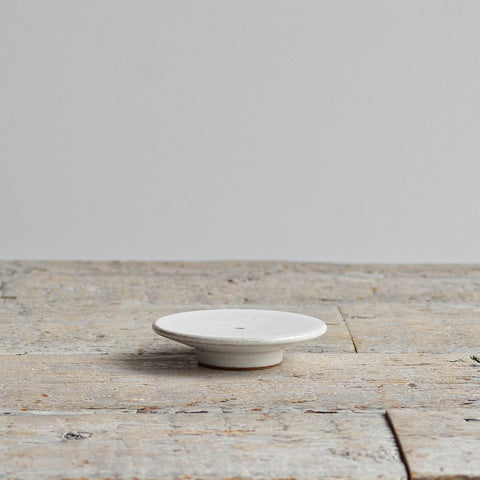 Stoneware Incense Dish, Snow White