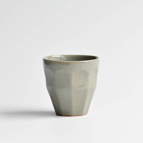 Facet Cup, Medium, Celadon