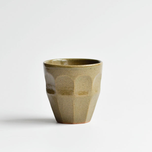 Facet Cup, Medium, Green