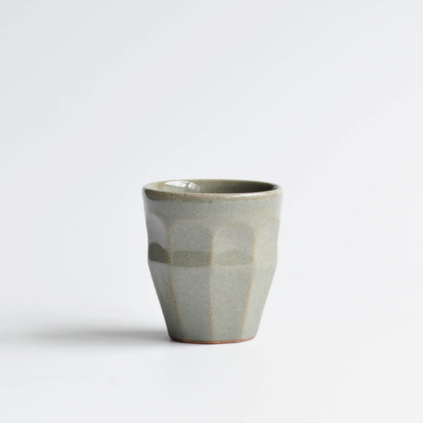 Facet Cup, Small, Celadon