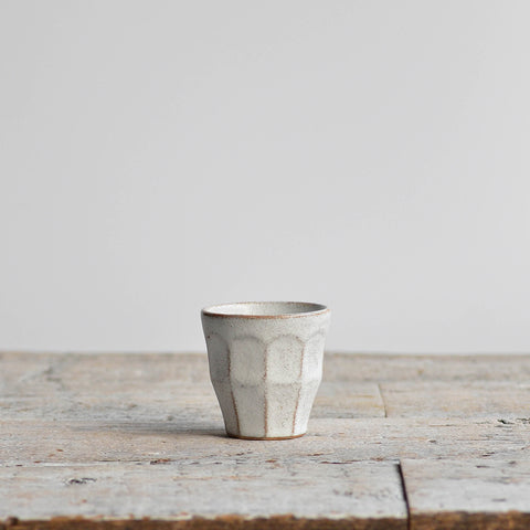 Facet Espresso Cup, X-Small, Snow White