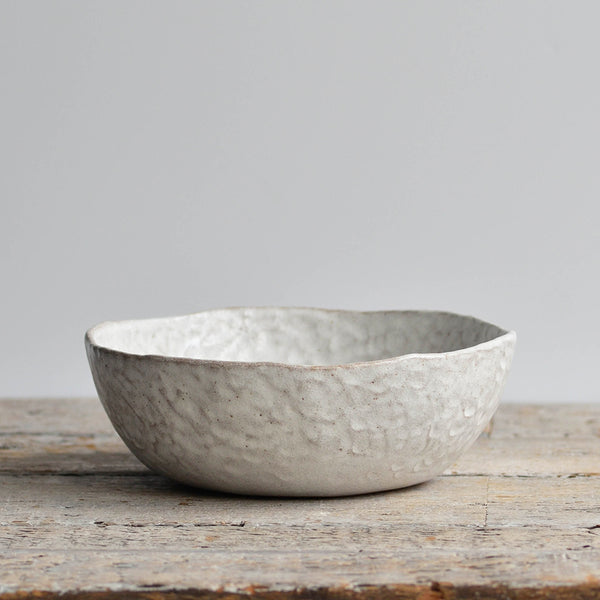 Hand Moulded Stoneware Serving Bowl - Nom Living