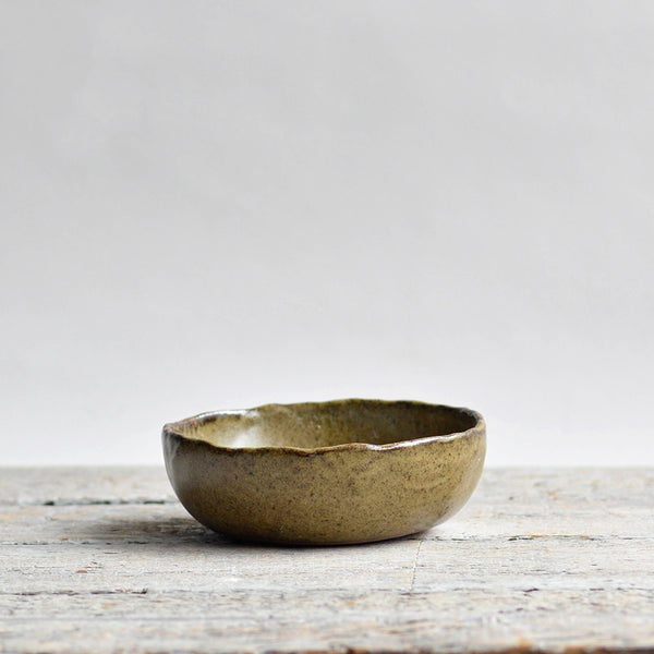 Ceramic Everyday Bowl, Dessert, Breakfast, Starter, Green - Nom Living