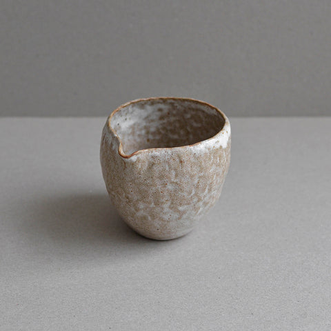 Hand Moulded Table Jug, Thin White