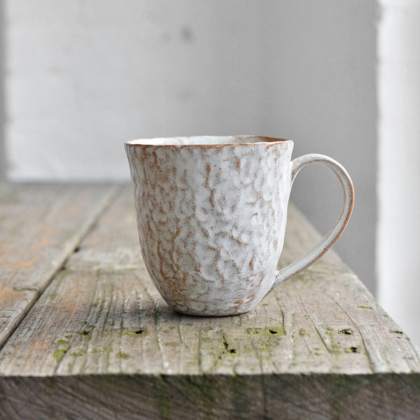 Stoneware Hand Moulded Tea Mug - Nom Living