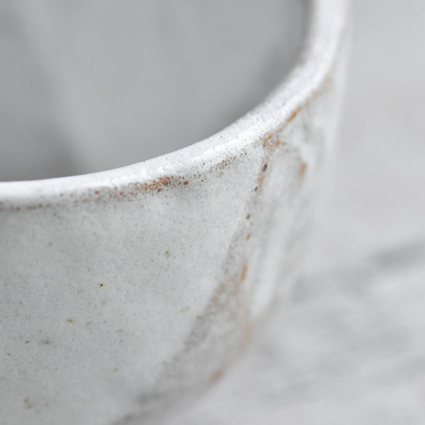 Ceramic Thick Edge Coco Bowl, Medium, Soups, Sharing, White, Detail - Nom Living