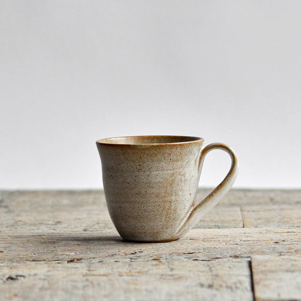 Ceramic Artisan Coffee Cup, Small, Dark - Nom Living