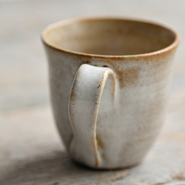 Ceramic Artisan Coffee Cup, Small, Handle - Nom Living