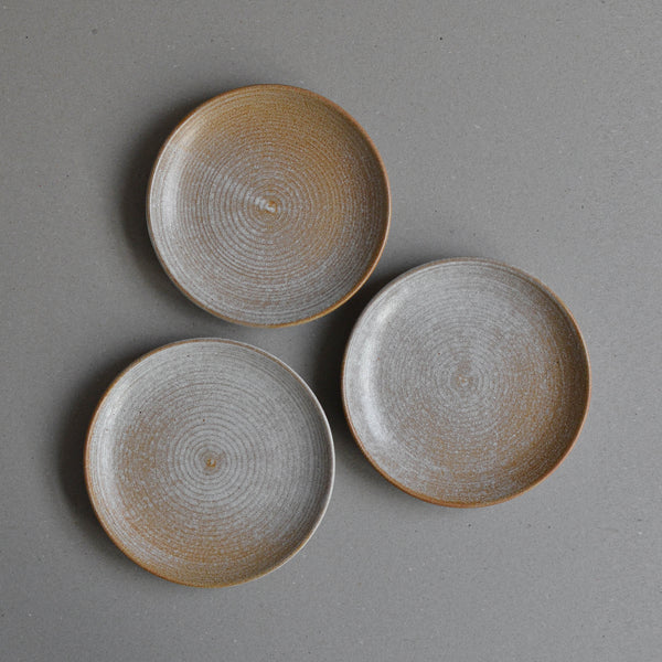 Nom Living - Stoneware Dessert Plate, Rust, Set