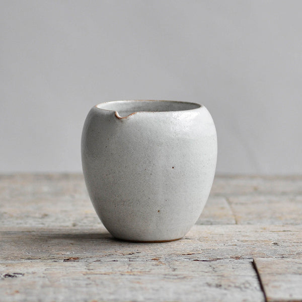 Stoneware Small Table Jug, Snow White - Nom Living