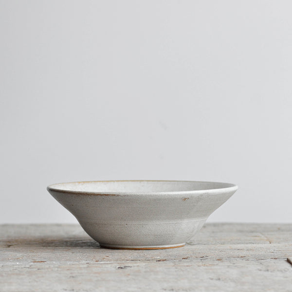 Stoneware Heritage Pasta Bowl, Small, Snow White - Nom Living