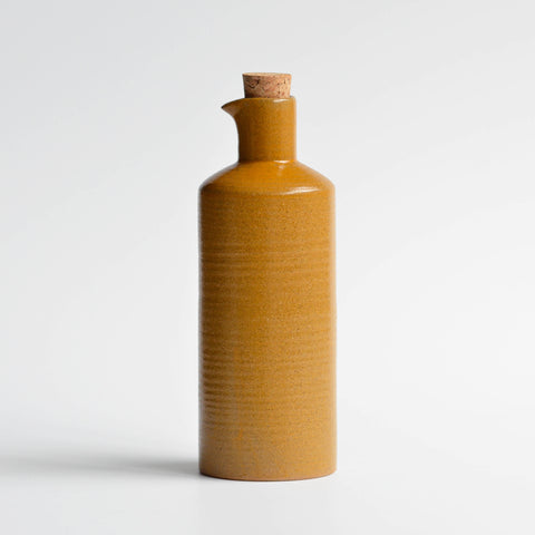 Stoneware Oil Pourer, Large, Ochre