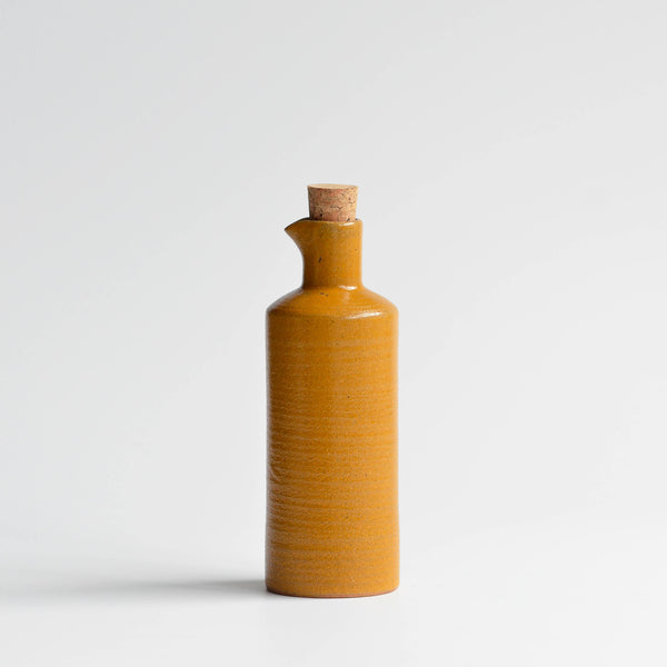 Stoneware Oil Pourer, Small, Ochre
