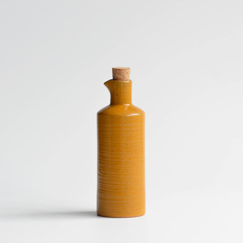 Stoneware Oil Pourer, Small, Ochre