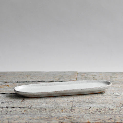 Small Oval Tray, Snow White