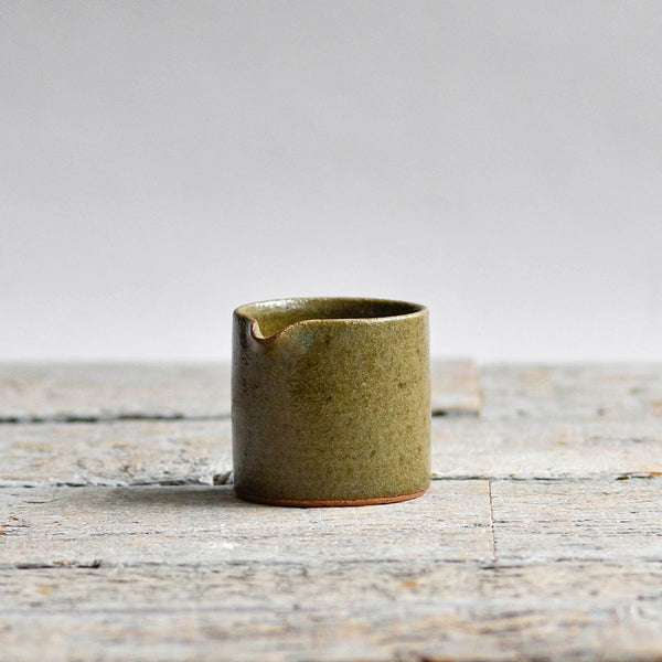 Ceramic Small Sauce Jug, Green - Nom Living