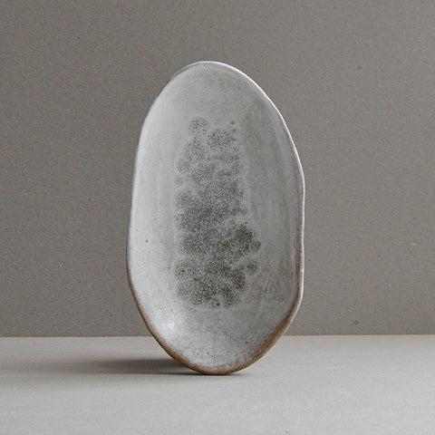 Organic Shell Dish, Large, Glass Glaze